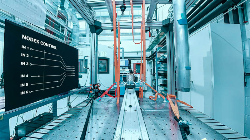 ultra-flat scan mirror of the Sentinel 4 instrument in the laboratories in Zuerich by Beyond Gravity